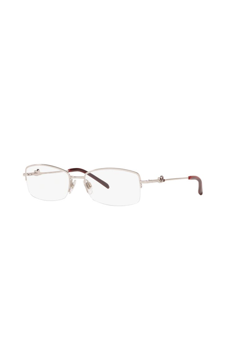 51mm Square optical glasses, Main, color, Silver