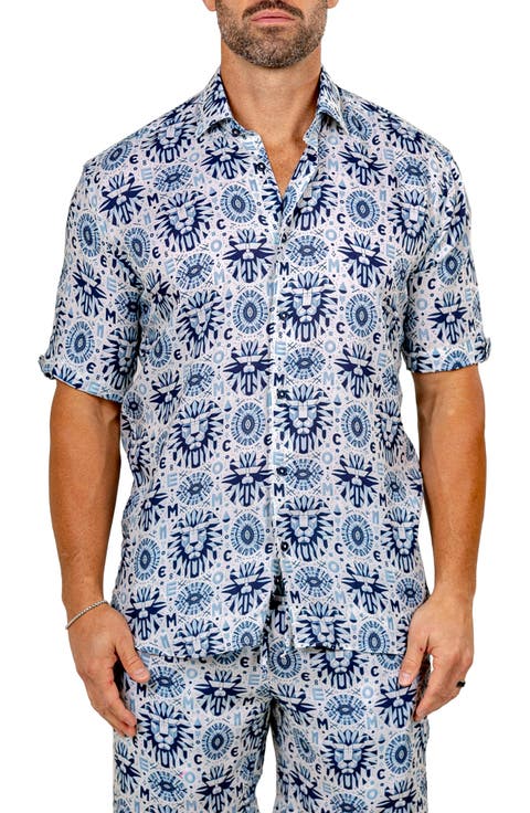 Galileo Marthy Short Sleeve Button-Up Shirt