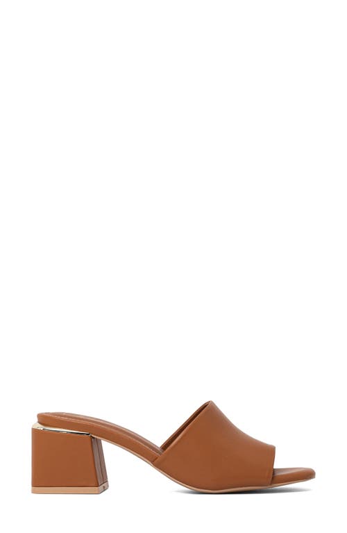 Shushop Glinda Slide Sandal In Brown