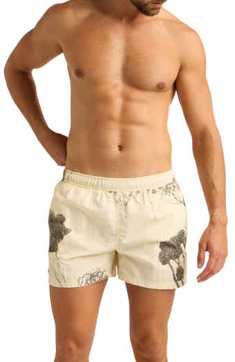 AUTO-REPLY™ Print 4-Inch Nylon Swim Trunks