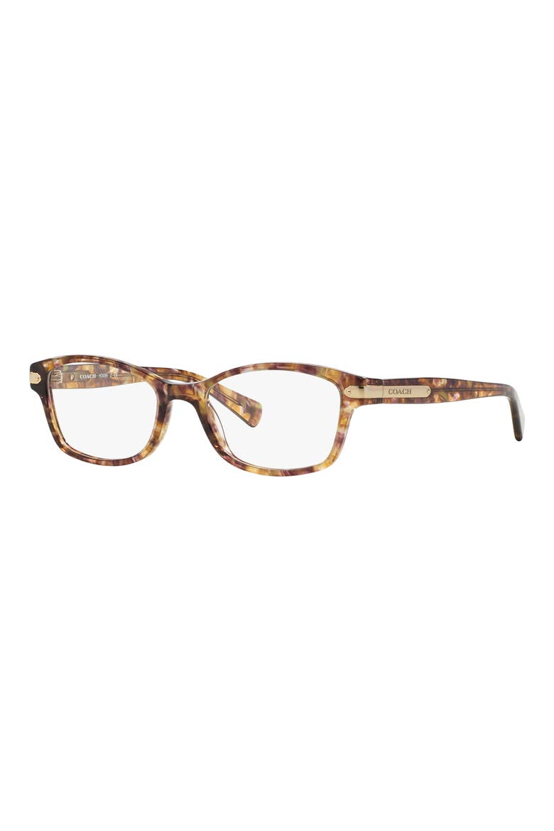 49mm Small Rectangular Optical Glasses, Alternate, color, LITE TORT