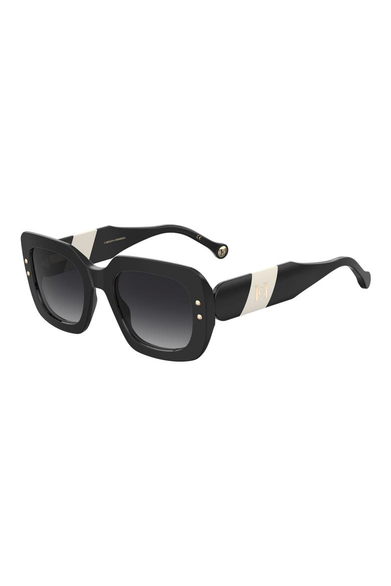 52mm Rectangular Sunglasses, Alternate, color, 080S-9O