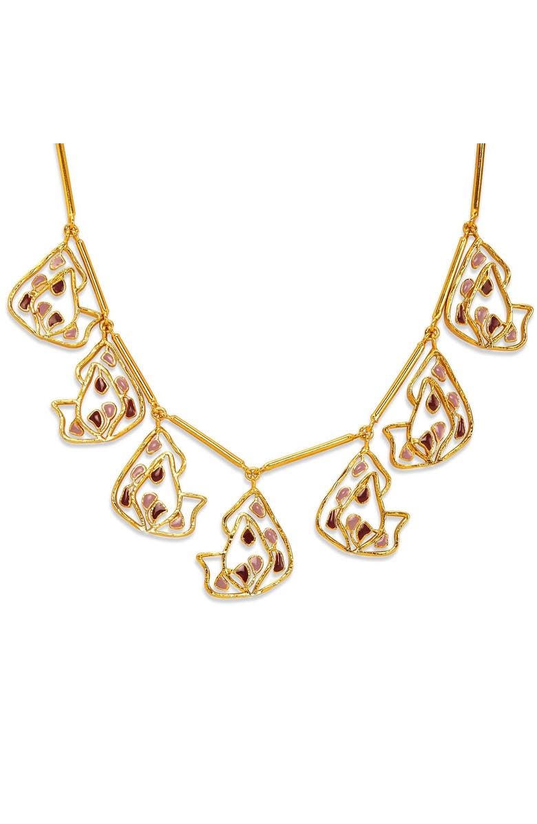 Dhwani Bansal SAMA NECKLACE, Alternate, color, Gold Plated