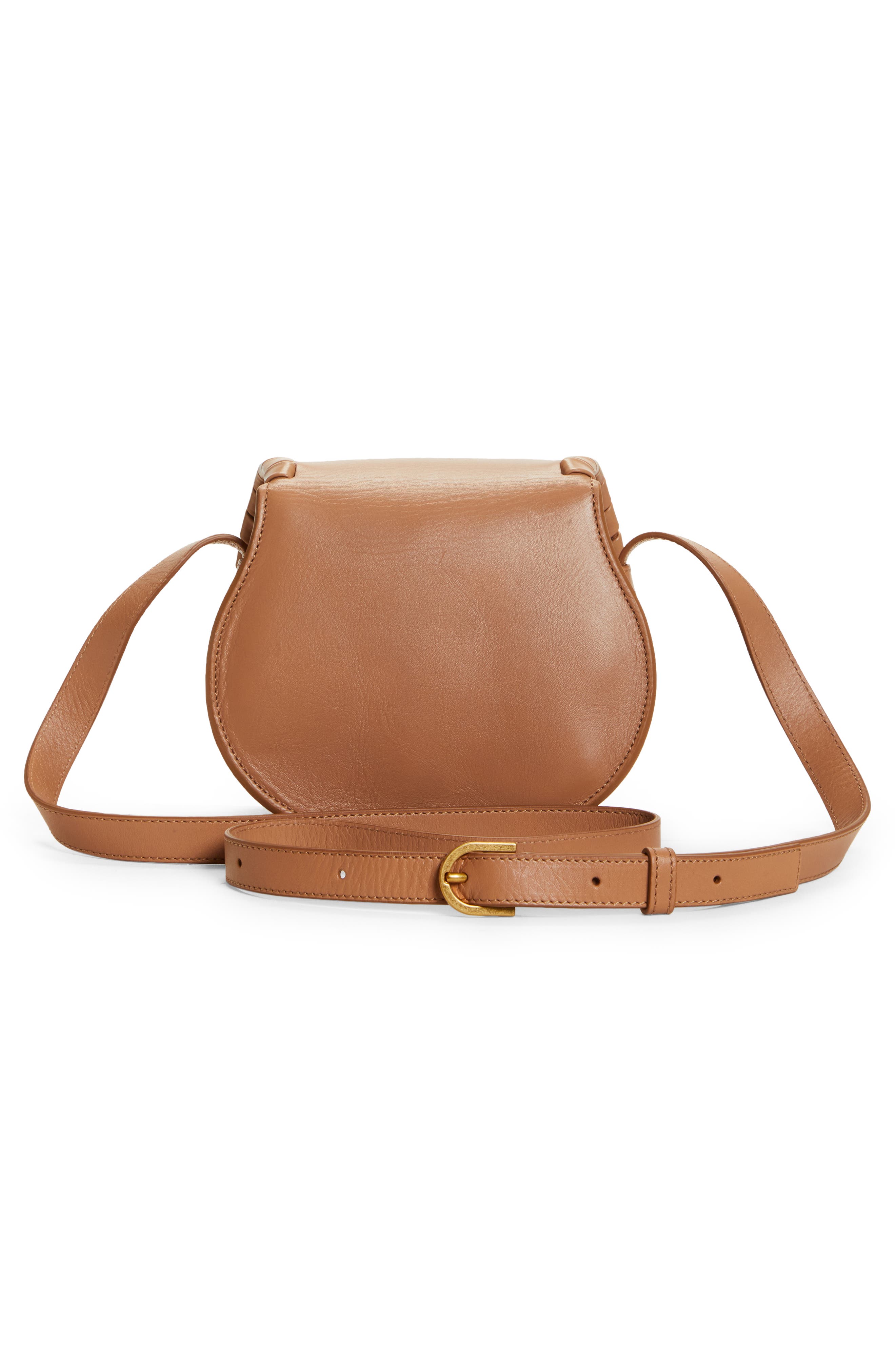 Chloé Marcie Whipstitch Leather Crossbody Bag, Alternate, color, 