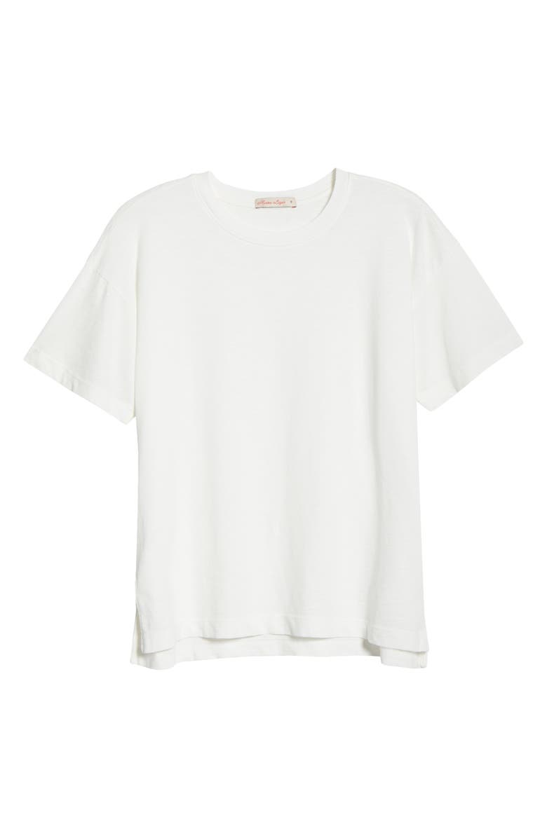 Marine Layer Oversize Cotton Slub T-Shirt, Alternate, color, White