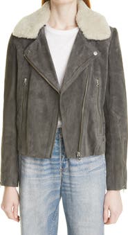 rag & bone Mack Genuine Suede Jacket
