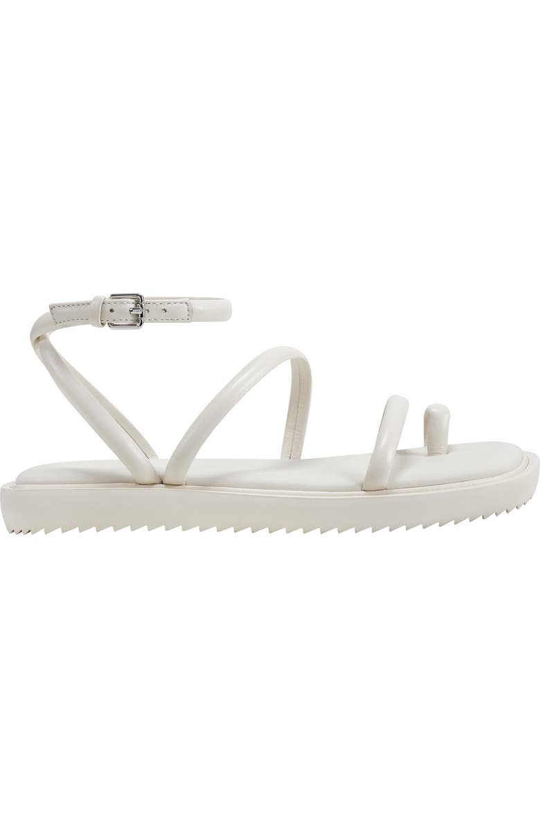 PURE Donna Karan Allie Strappy Sandal, Alternate, color, Off White