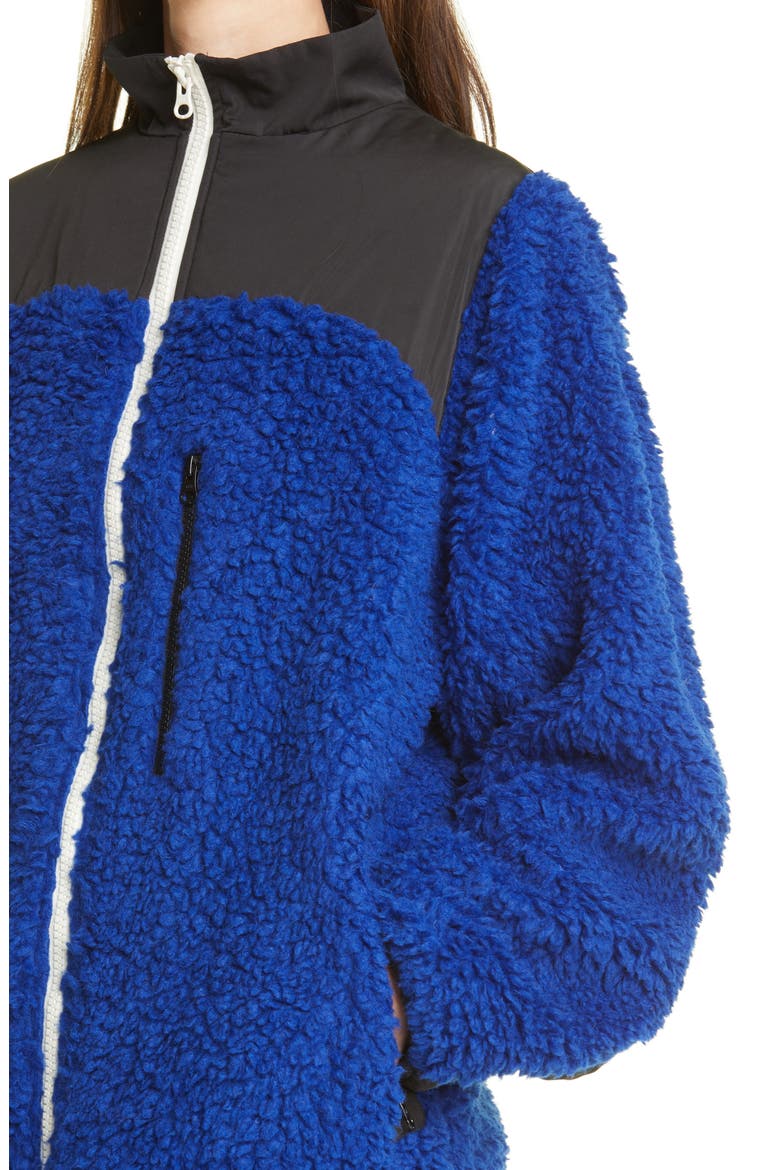 Rushi Fleece Jacket, Alternate, color, COBALT