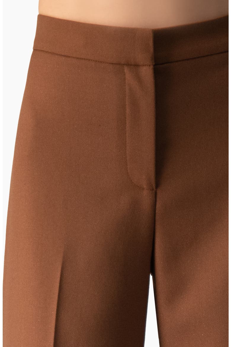 High-Rise Semi-Flare Pants, Alternate, color, Chedron