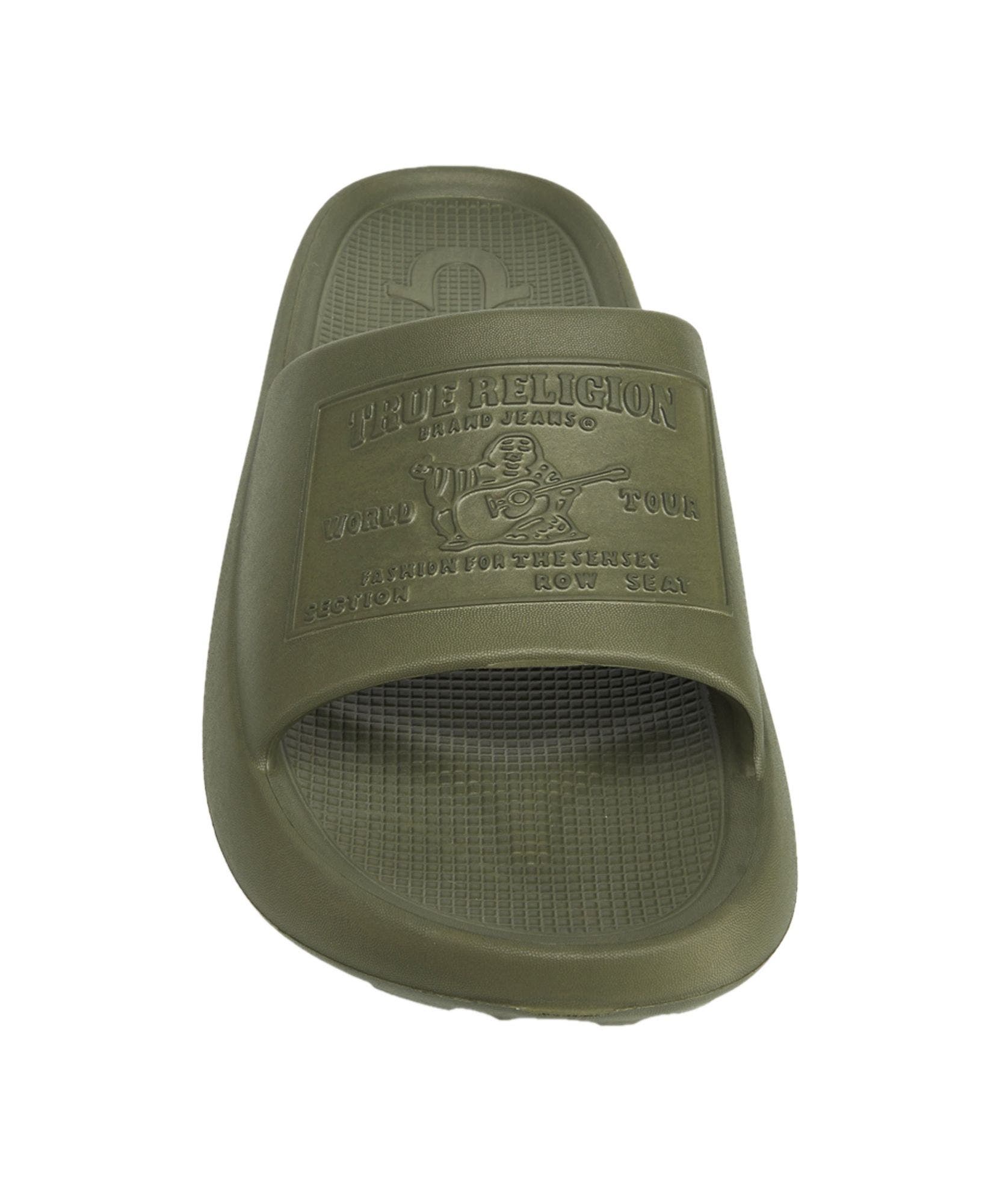 Wayne Logo Single Slide, Alternate, color, Olive