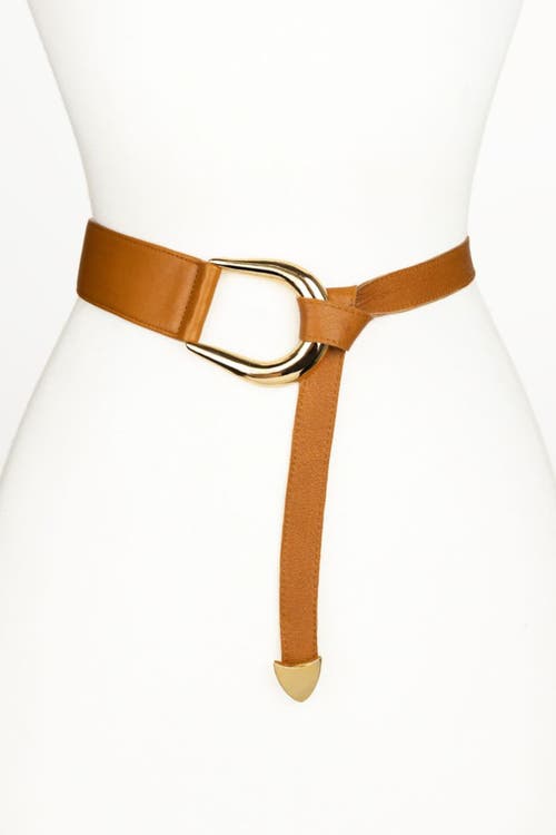 Raina Belts Sheila Knot Leather Belt In Brown