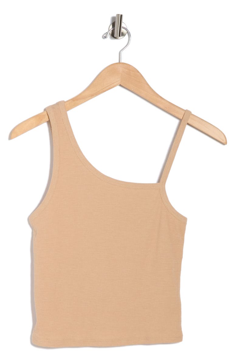 Nia Arizona Cutout Rib Knit Tank, Alternate, color, Blonde