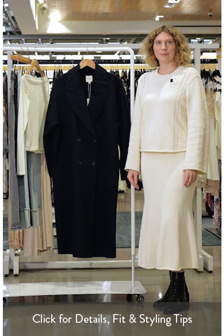 The Luca Wool Blend Double Breasted Coat video