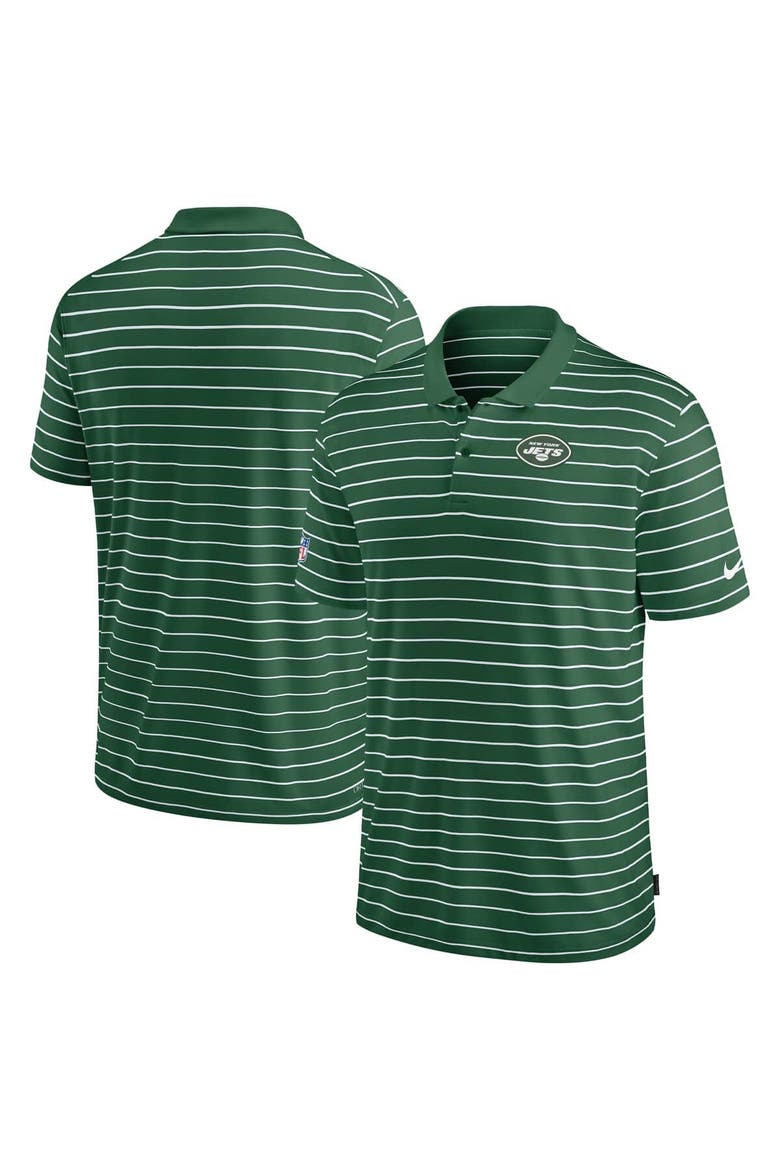 Men's Nike Green New York Jets Sideline Lock Up Victory Performance Polo, Main, color, Green