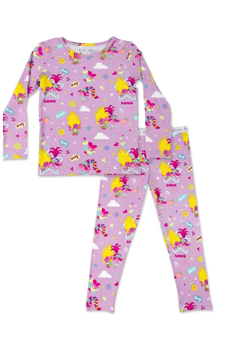 Kids' Trolls Valentine's Set of 2 Piece Pajamas, Main, color, Trolls Valentine's