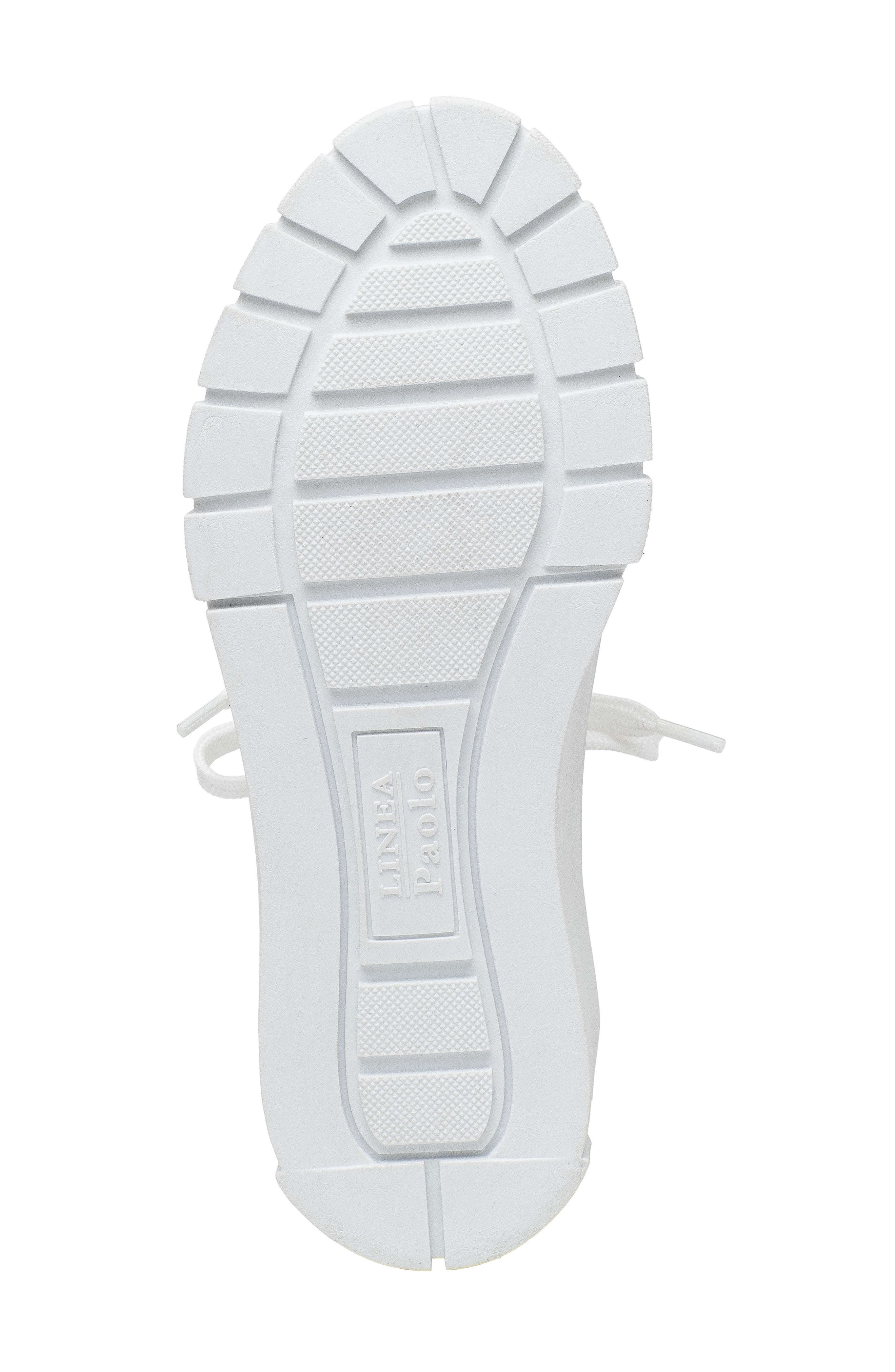 Linea Paolo Kenzi Platform Sneaker, Alternate, color, Eggshell/ Off White