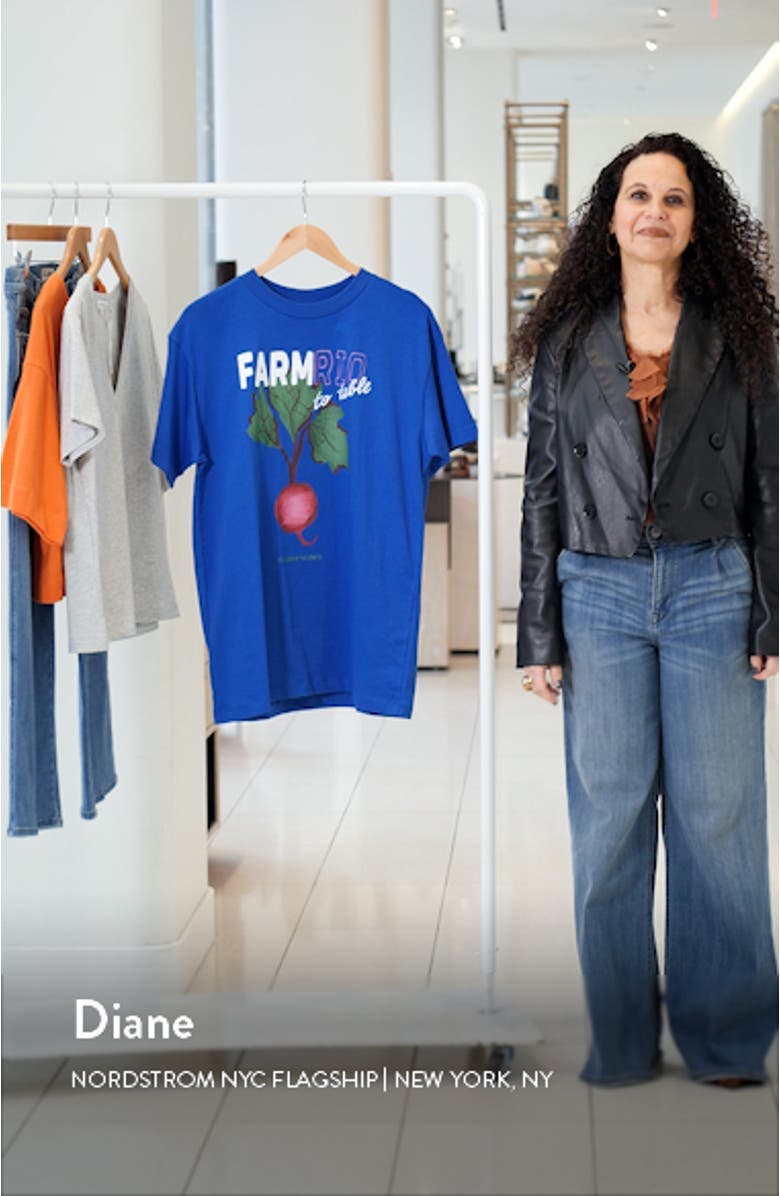 Beet Farm to Table Cotton Graphic T-Shirt, sales video thumbnail