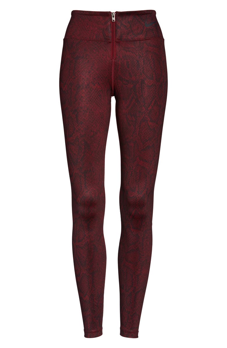 Nike Python Print Leggings, Alternate, color, 
