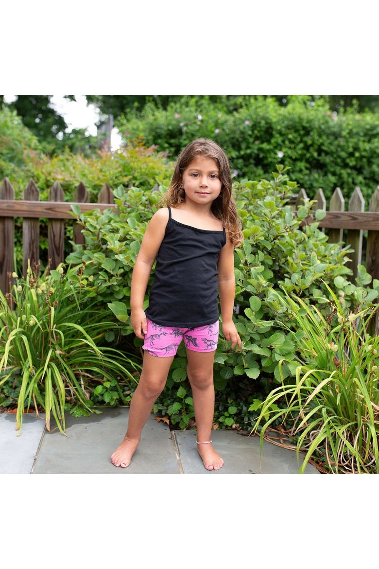 Girls Biker Shorts, Alternate, color, Dino
