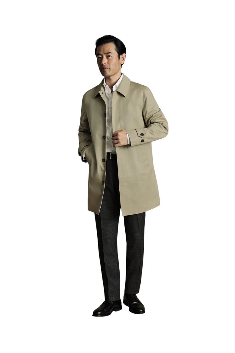Cotton Raincoat, Alternate, color, Stone