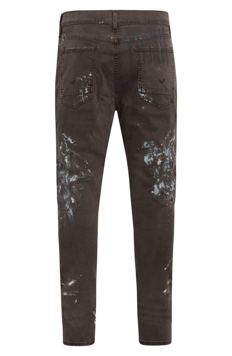 Hudson Jeans Zack Ripped Skinny Jeans, Alternate, color, Chocolate Thrasher