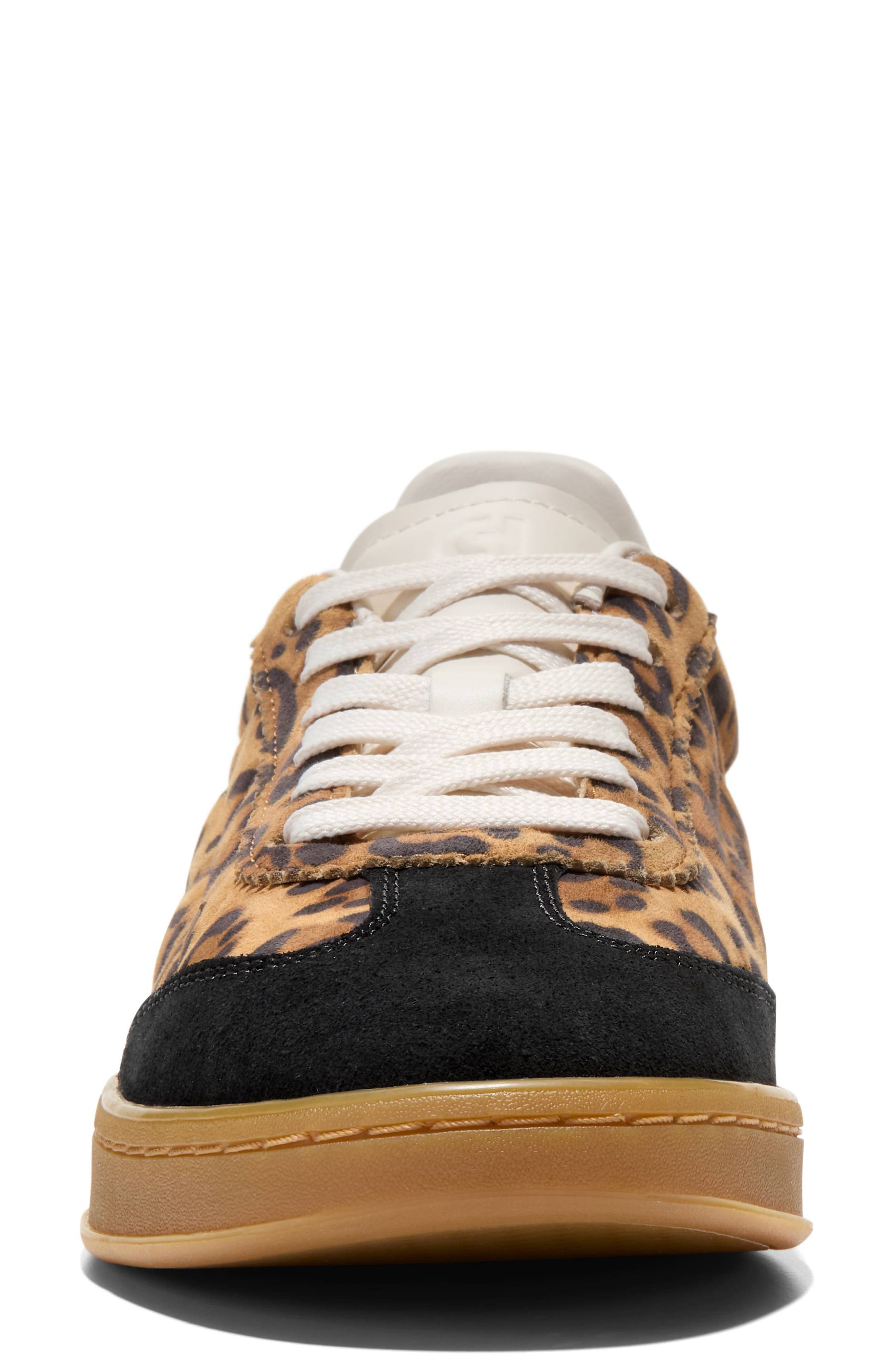 Cole Haan GrandPro Breakaway Leather Sneaker, Alternate, color, Leopard Printed