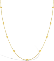 In Season Jewelry 2mm Satellite Plated Girls Necklace