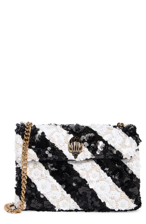 Medium Kensington Sequin Convertible Shoulder Bag