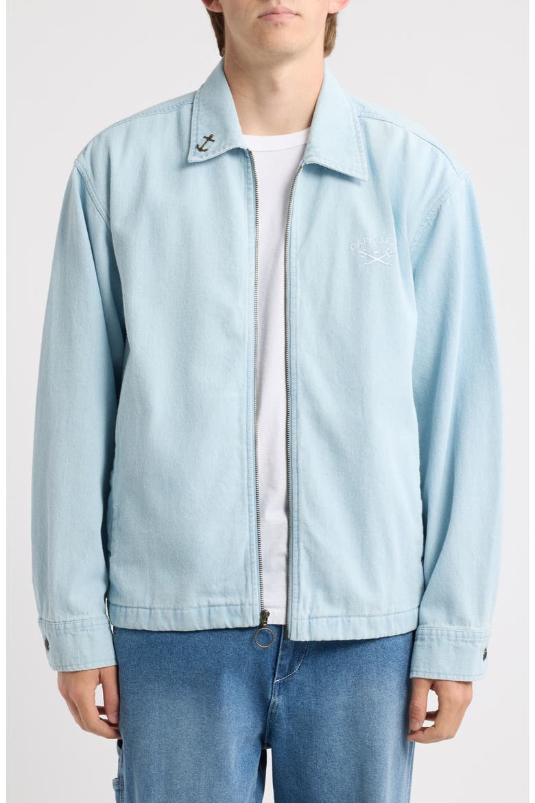Lakeland Cotton Blend Jacket, Main, color, BLEACH WASH