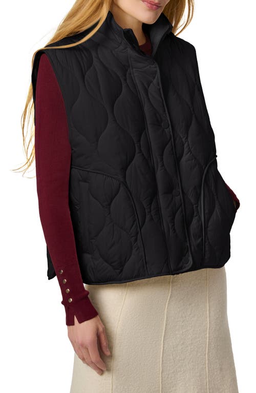 Bernardo Beekman Quilted Puffer Vest In Black