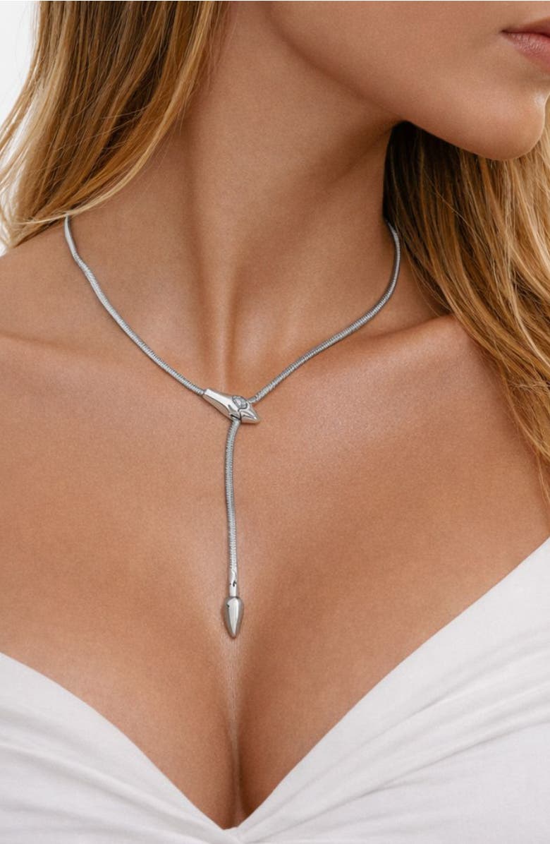 REBL Snake Y-Necklace, Alternate, color, 