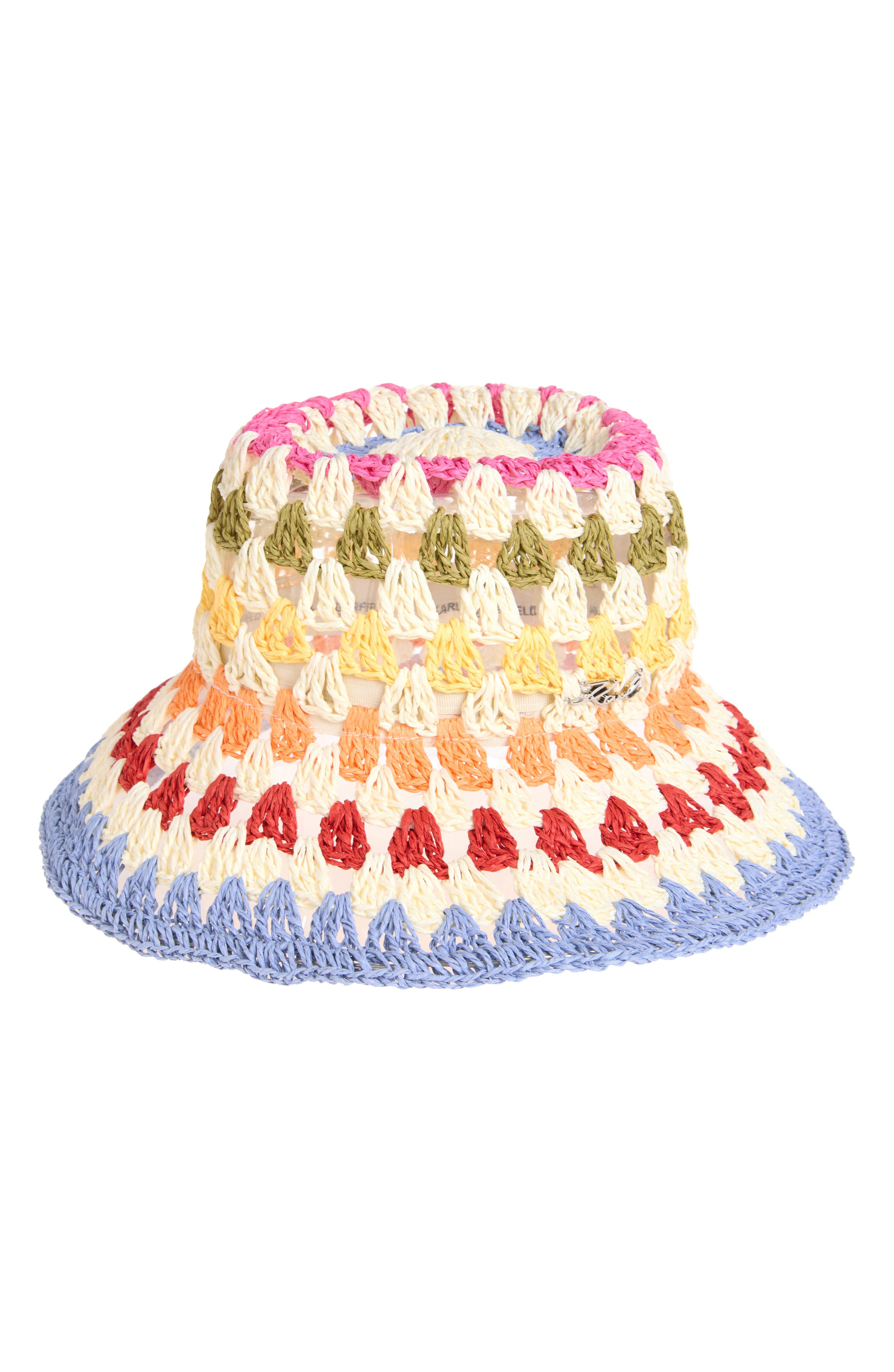 Kolorful Karl Crochet Bucket Hat
