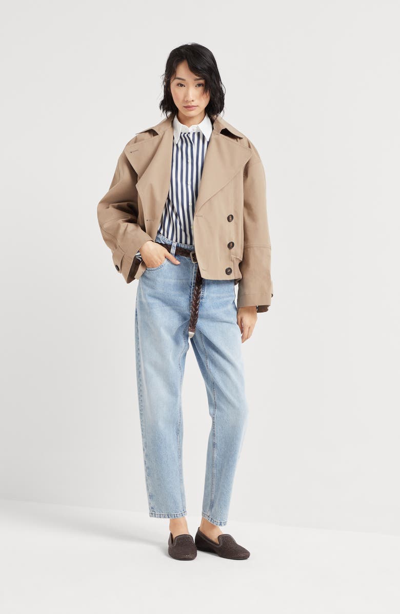 Brunello Cucinelli Baggy Tapered trousers, Alternate, color, 