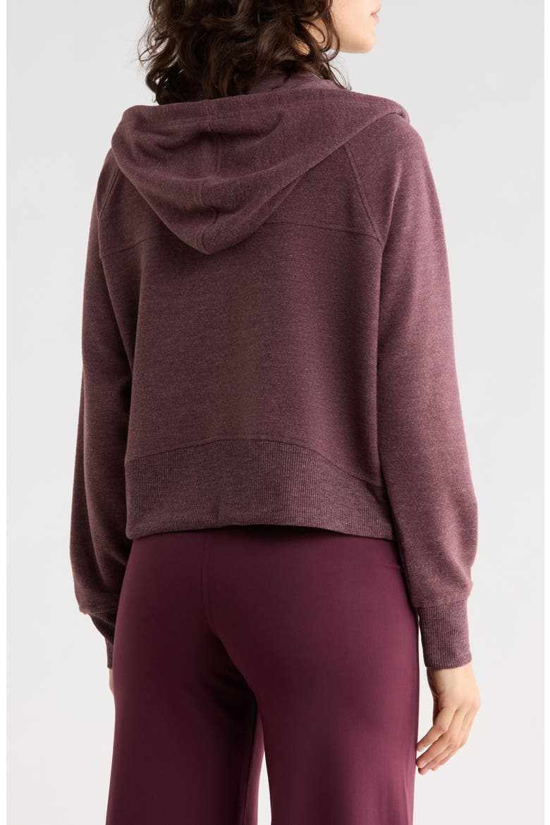 Melody Crop Full Zip Hoodie, Alternate, color, H. HUCKLEBERRY