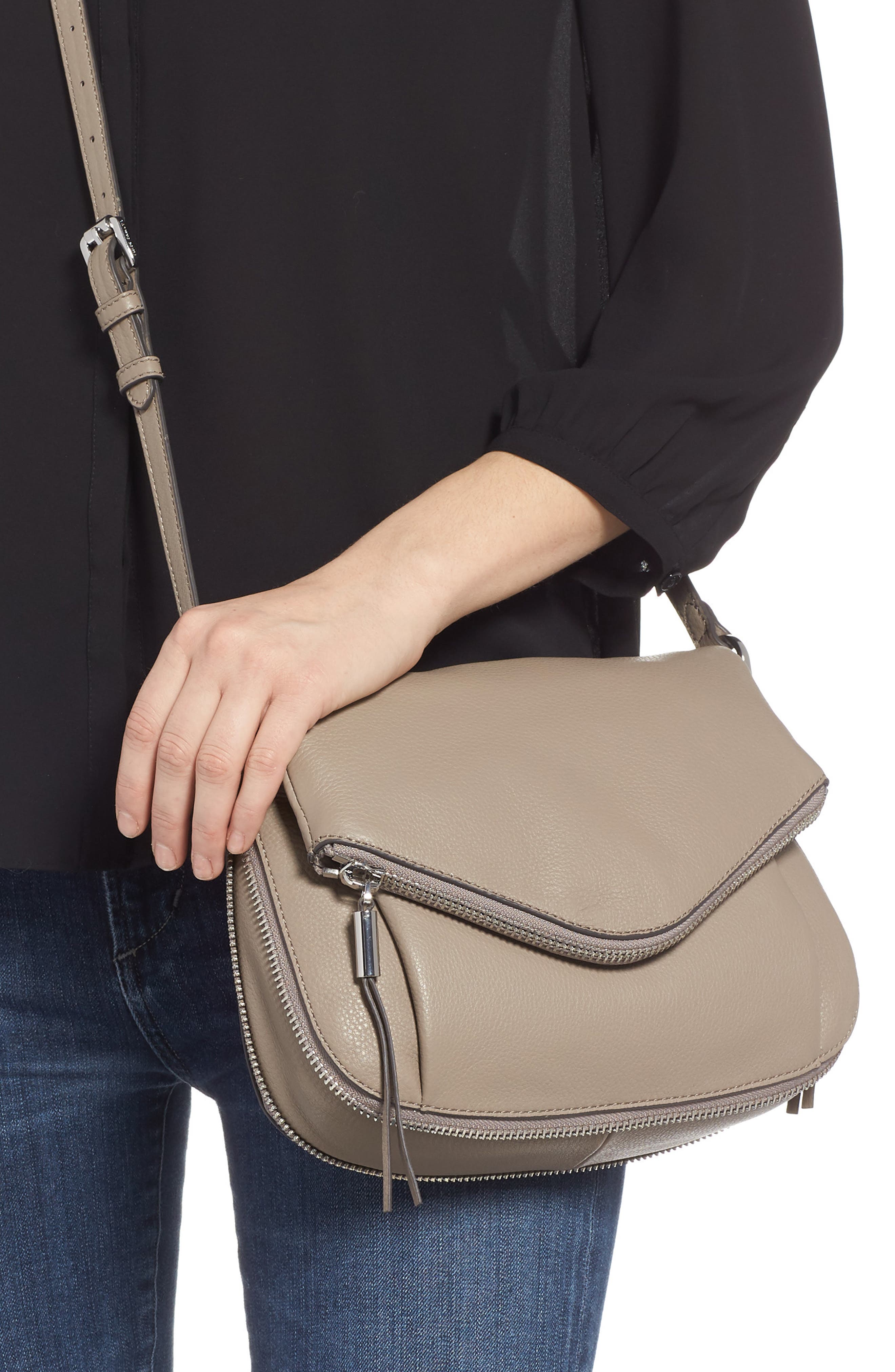 Key Leather Crossbody Bag (Nordstrom Exclusive), Alternate, color, TRANQUILITY