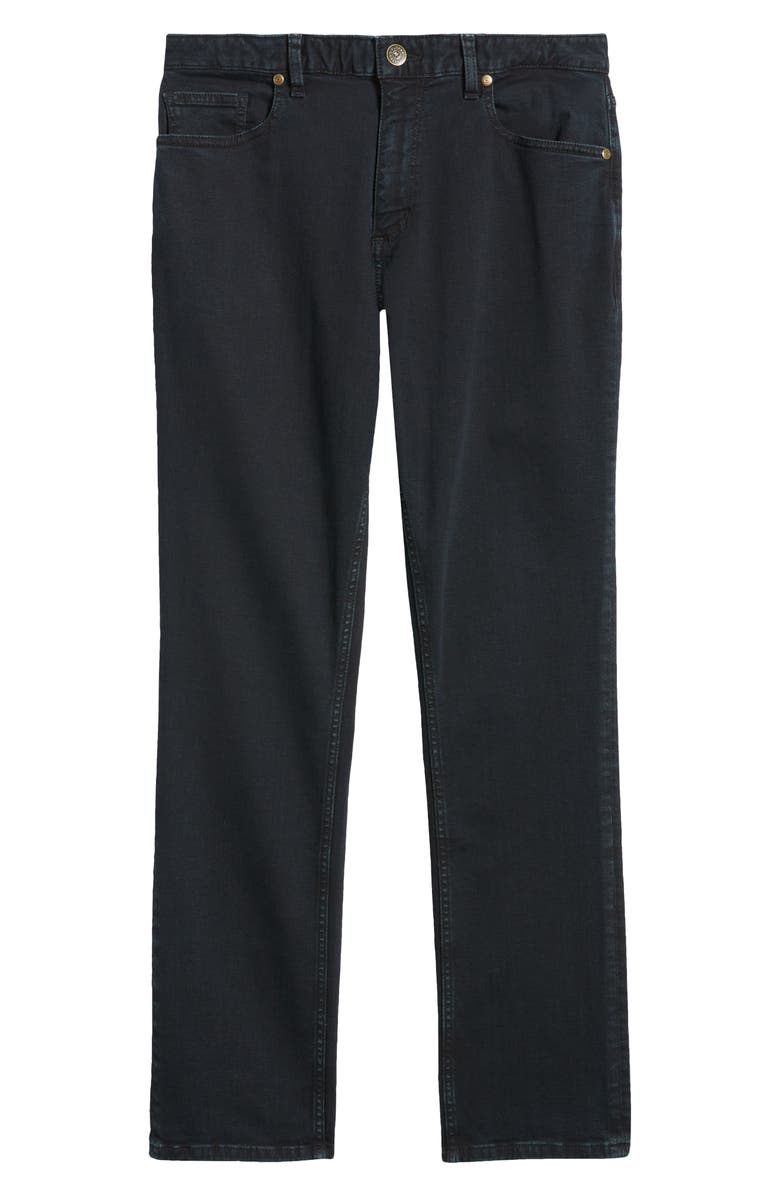 Johnston & Murphy Straight Leg Jeans, Alternate, color, Black Wash