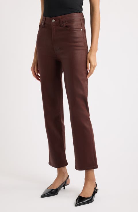 Le Sleek High Waist Ankle Straight Leg Jeans