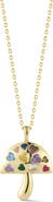 SPHERA MILANO Mushroom Pendant Necklace