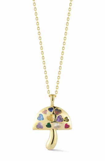 Mushroom Pendant Necklace