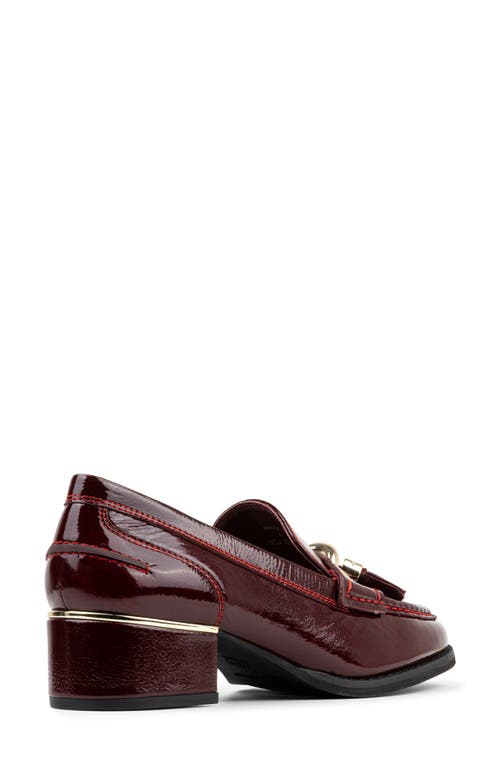 Donald Pliner Mirabel Tassel Loafer Pump In Burgundy