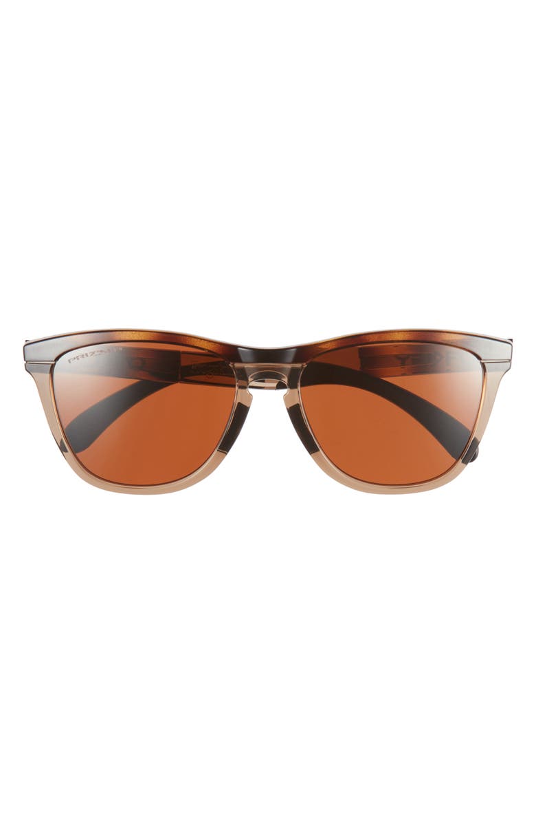 Oakley Frogskins<sup>™</sup> Polarized Prizm<sup>™</sup> Keyhole Sunglasses, Main, color, Brown