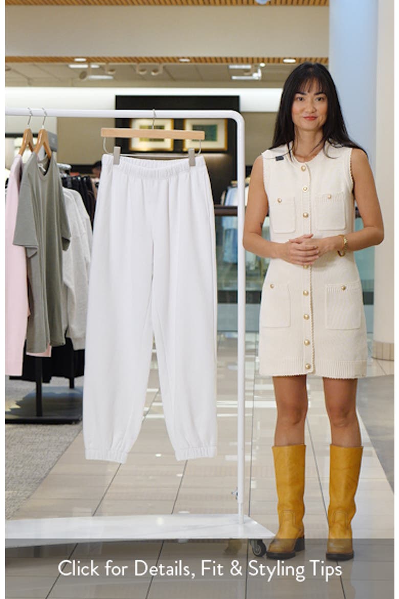 Clark Oversize Cotton Blend Sweatpants video