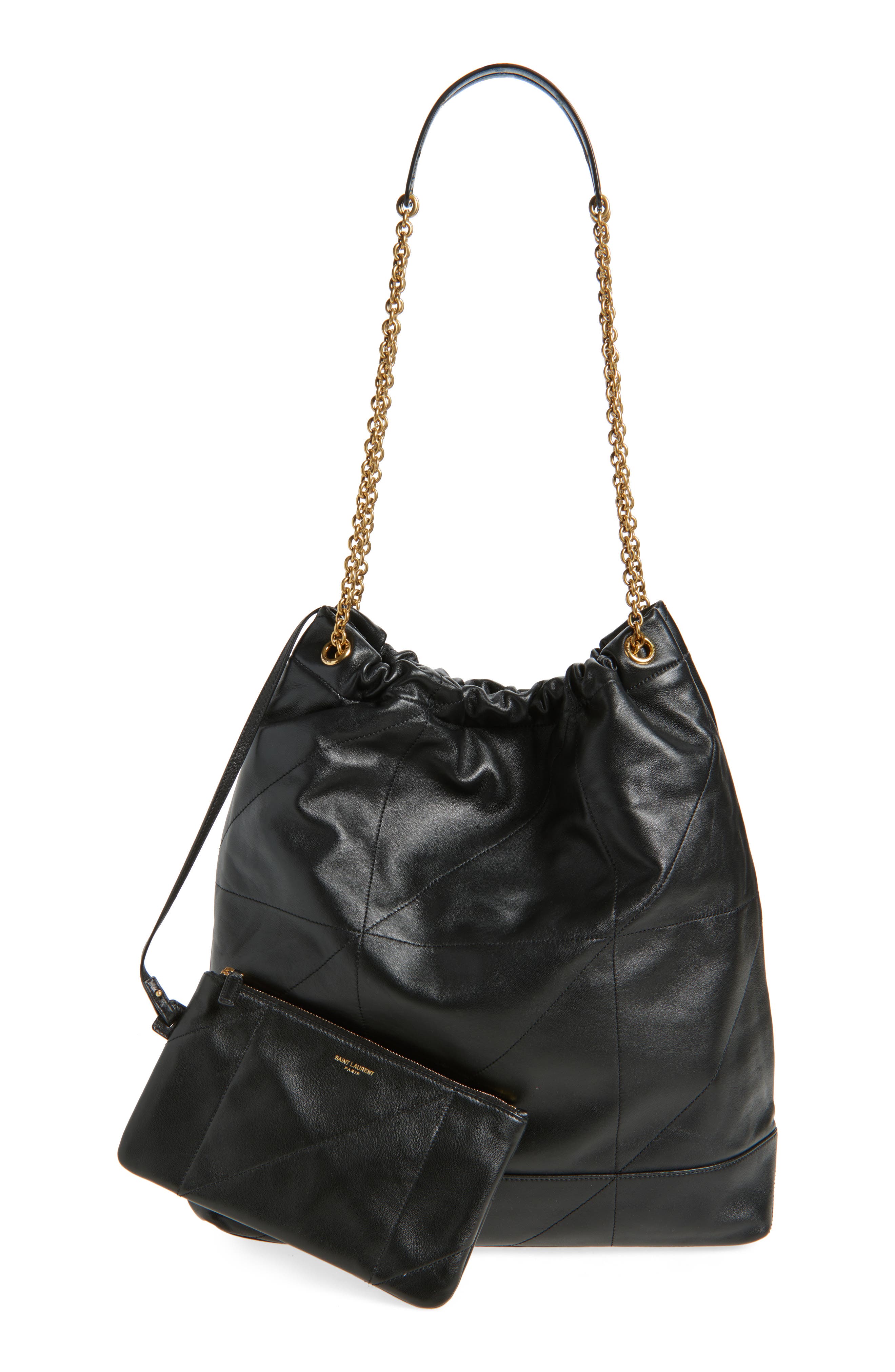 Saint Laurent Large Jamie 4.3 Patchwork Leather Shoulder Bag, Alternate, color, 