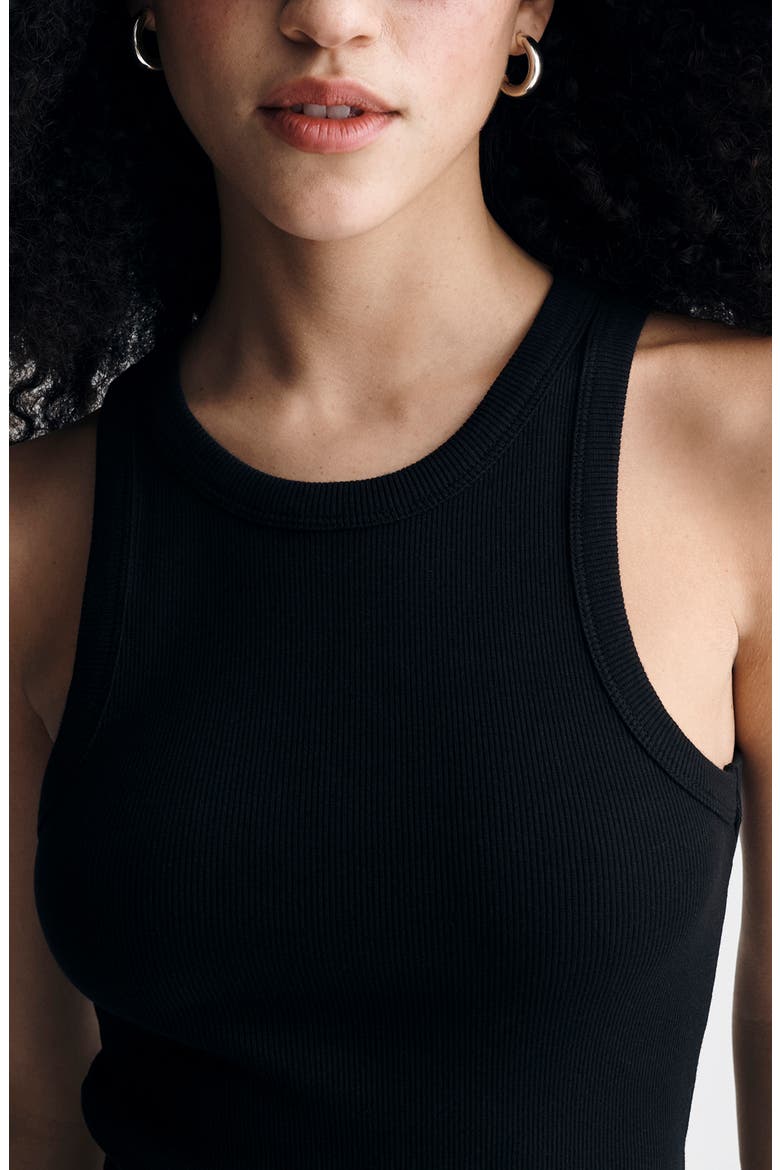 Sleeveless Body-Con Minidress, Alternate, color, BLACK