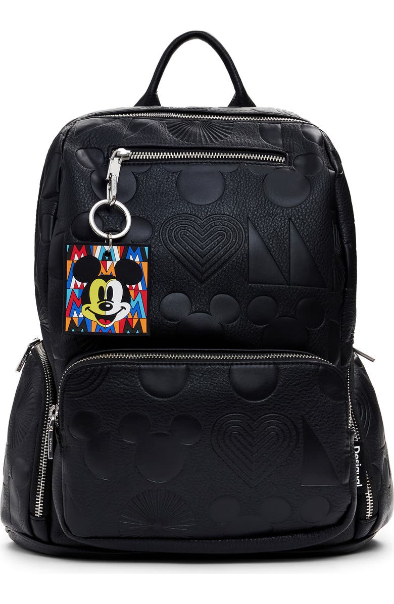 Desigual Mickey Mouse<sup>™</sup> Embossed Backpack, Main, color,
