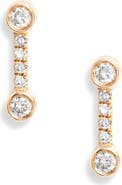 EF Collection Bezel Diamond Stud Earrings