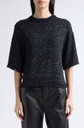 Bottega Veneta Fluid Sequins Knit T-Shirt