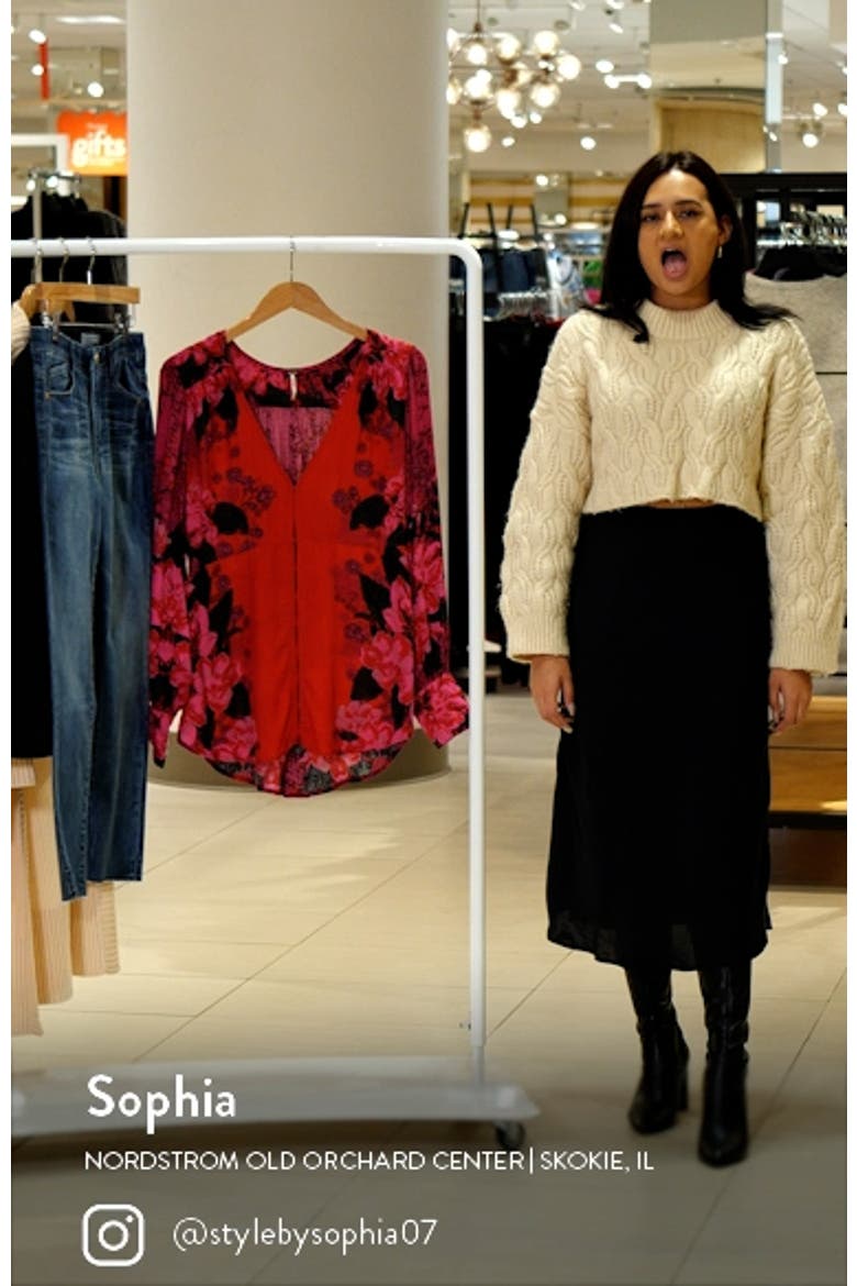 Mikayla Print Long Sleeve Tunic video