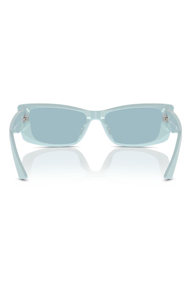 55mm Square Sunglasses, Alternate, color, LIGHT BLUE