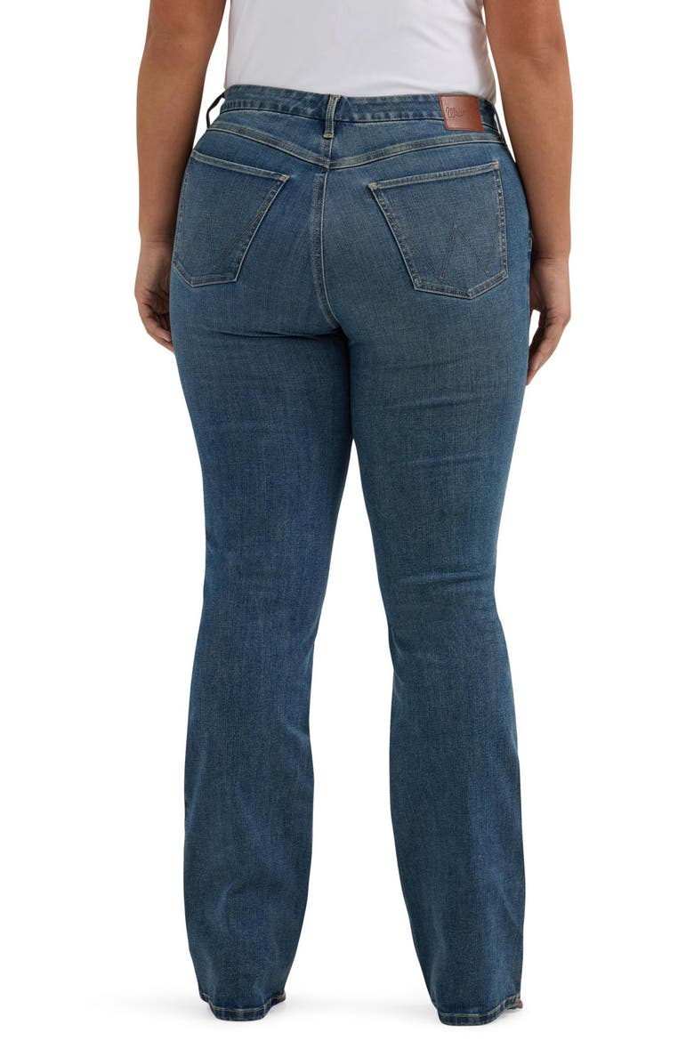 Bespoke Curvy High Waist Bootcut Jeans, Alternate, color, ADA